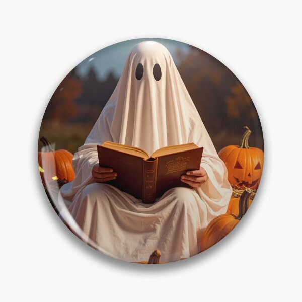 Artikelvorschau, Ghost Reader in der Halloween-Nacht – „Gruselige Bücher“-Ästhetik entworfen und verkauft von raynanlago.