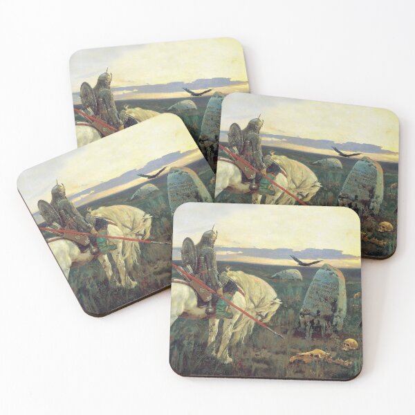 Item preview, Knight at the Crossroads, 1882  - Viktor Vasnetsov (1848 - 1926) designed and sold by Vintage Designs +.