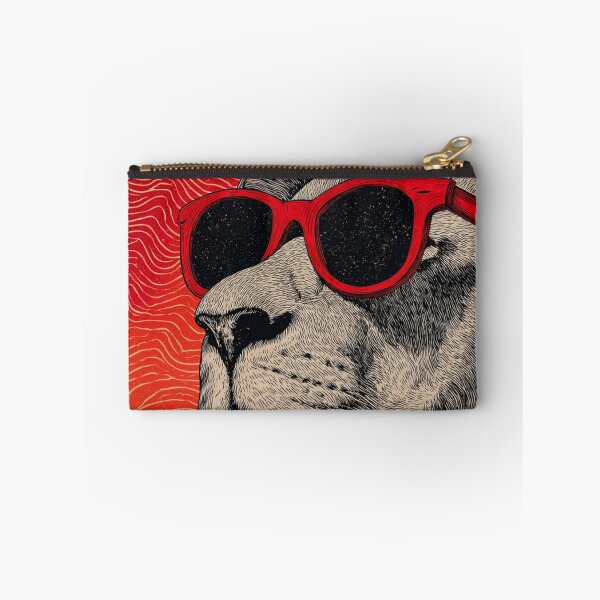 Item preview, King of Cool – Lion with Red Shades designed and sold by Guesso.