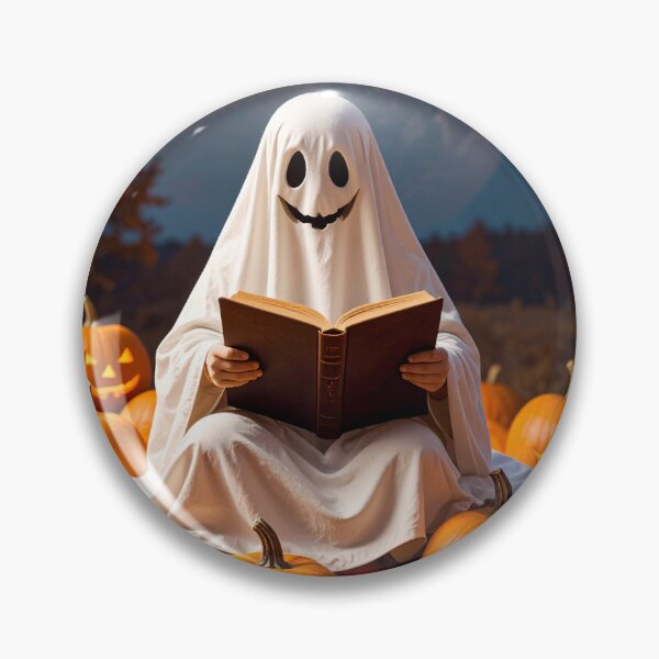 Artikelvorschau, Ghost Reader in der Halloween-Nacht – „Gruselige Bücher“-Ästhetik entworfen und verkauft von raynanlago.
