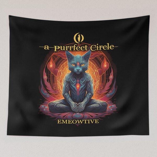 Item preview,  A Purrfect Circle - Emeowtive For Heavy Music Cat Lovers  designed and sold by GiovanniLedner.