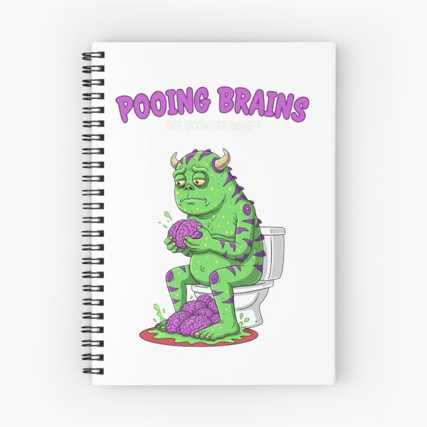 Item preview, Pooing Brains designed and sold by Word_To_Word_Designs.