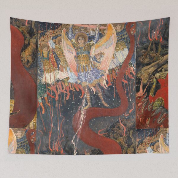Item preview, Archangel Michael, 1914–1915  - Viktor Vasnetsov (1848 - 1926) designed and sold by Vintage Designs +.