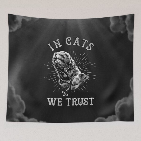 Item preview, In Cats We Trust designed and sold by Neko Mort.