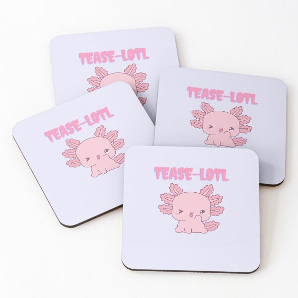 Item preview, Tease-lotl Funny Cute Axolotl Sticker designed and sold by Moon's Arts.
