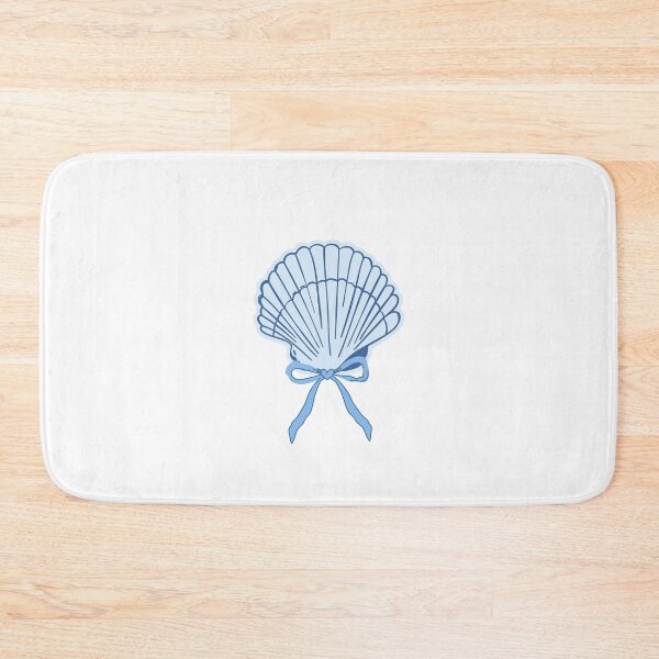 Item preview, Seashell with blue bow. Bow with heart. Blue Aesthetic. Coastal Cowgirl. designed and sold by CoCoArt-Ua.