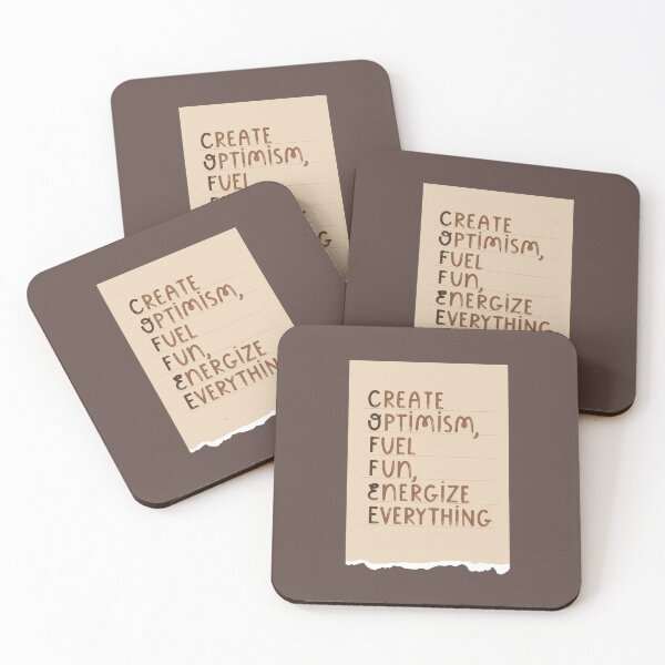 Item preview, Coffee - Create Optimism, Fuel Fun, Energize Everything designed and sold by pinimgart.