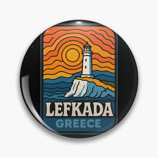 Item preview, Lefkada Greece Lighthouse Cape Ducato designed and sold by TomFrontierArt.