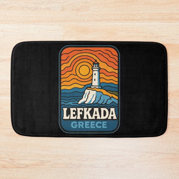 Item preview, Lefkada Greece Lighthouse Cape Ducato designed and sold by TomFrontierArt.
