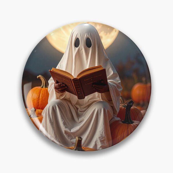 Artikelvorschau, Ghost Reader in der Halloween-Nacht – „Gruselige Bücher“-Ästhetik entworfen und verkauft von raynanlago.