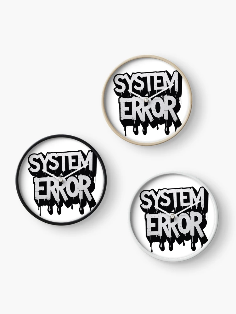 Thumbnail 3 of 4, Clock, system error designed and sold by Spirit of Siam.