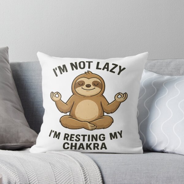 Item preview, Sloth Yoga – I'm Not Lazy, I'm Resting My Chakra designed and sold by VDekDesigns.