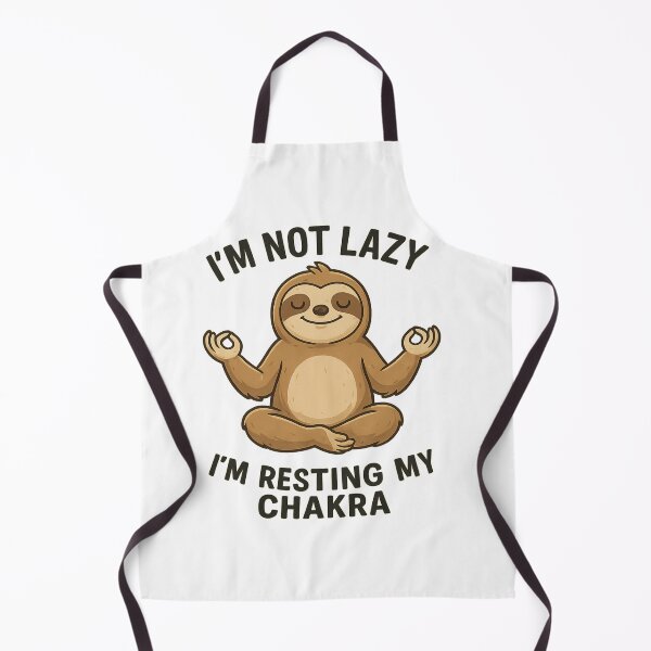 Item preview, Sloth Yoga – I'm Not Lazy, I'm Resting My Chakra designed and sold by VDekDesigns.