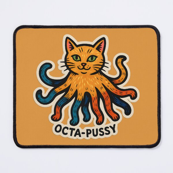Item preview, Octa-Pussy (Cat Octopus) designed and sold by Chemonsmusic.