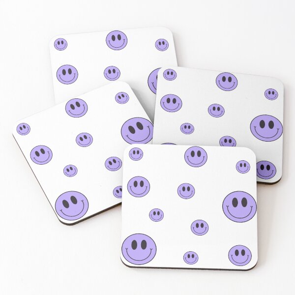Item preview, purple smiley confetti designed and sold by Aesthetic Crew.