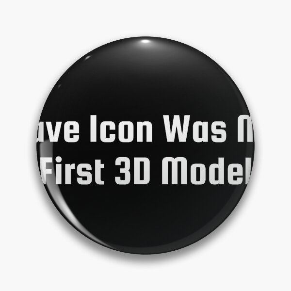 Item preview, Save Icon Was My First 3D Model designed and sold by Ninjacatoff.