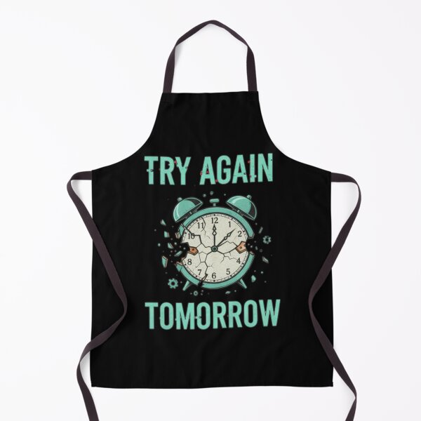 Item preview, Try Again Tomorrow Broken Alarm Clock designed and sold by Silent Watch Threads..