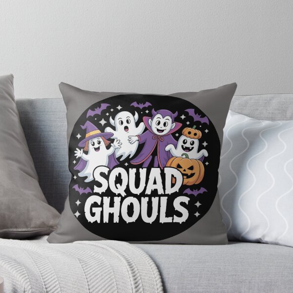 Item preview, The Ghoul Gang: A happy, pumpkin-headed character shows off a haul of candy bags. For the Halloween Festive Season designed and sold by Grang Art Artistic Designs.