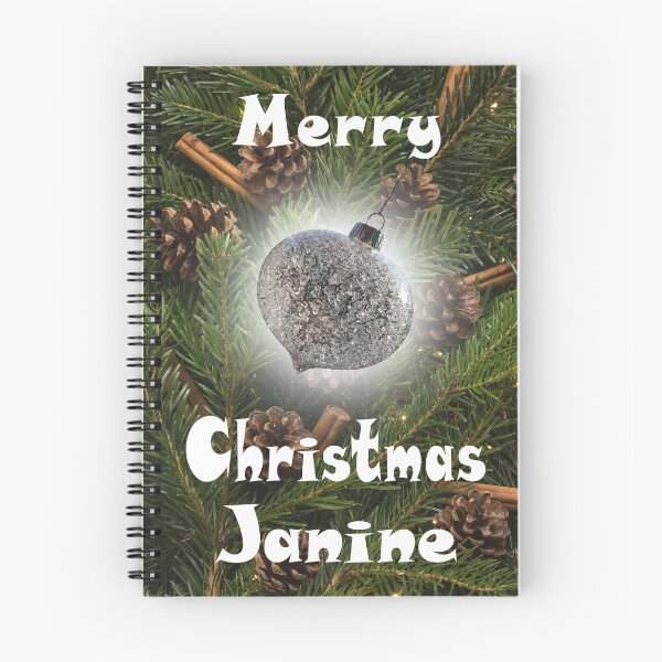 Item preview, Merry Christmas Janine - Pine & Cinnamon with Glass Bauble :) designed and sold by Myriel-Myriel.