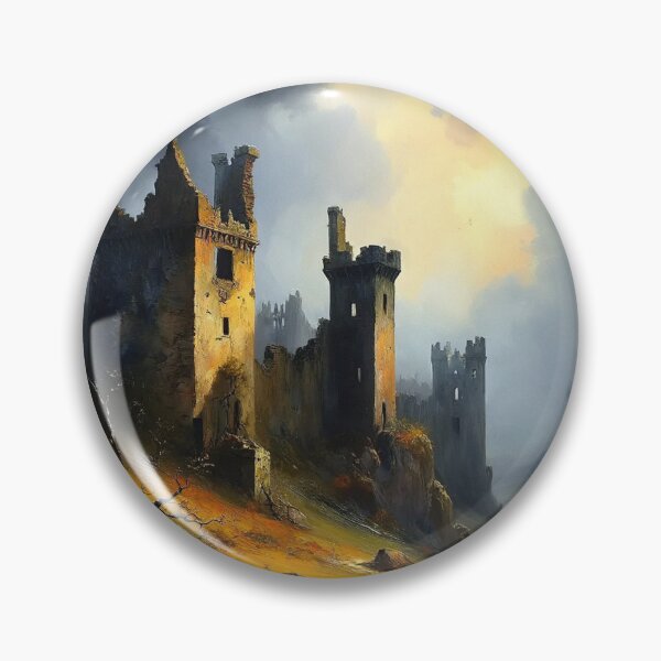 Item preview, Old Castle ruin painting after JMW Turner designed and sold by Vintage Designs +.