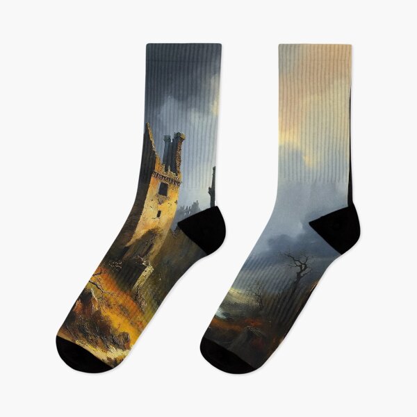 Item preview, Old Castle ruin painting after JMW Turner designed and sold by Vintage Designs +.