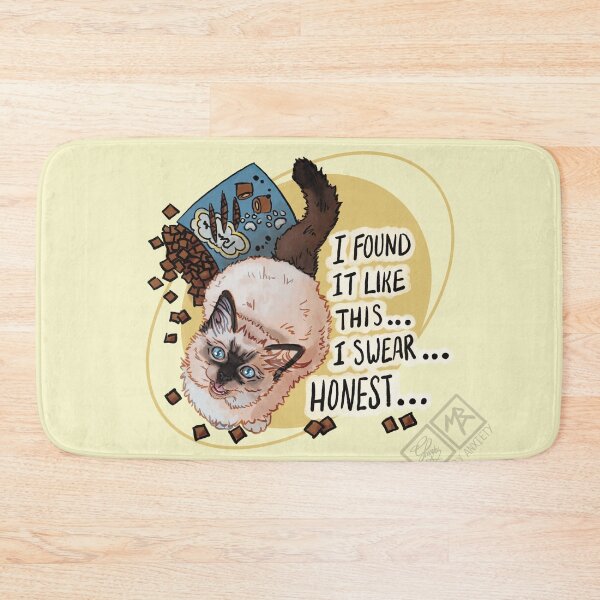 Item preview, Treat Thief Cat Sticker – Funny Sneaky Feline Meme designed and sold by Made-by-Anxiety.