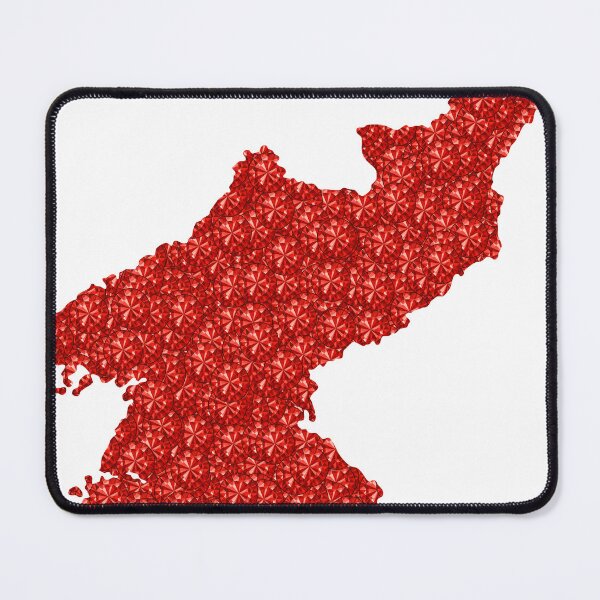 Item preview, Red Rhinestone North Korea designed and sold by TheIconSmith.