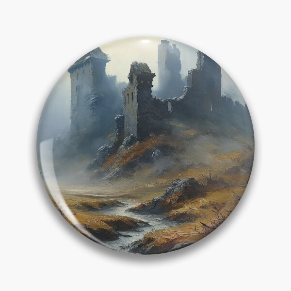 Item preview,  Old Castle ruin painting after JMW Turner designed and sold by Vintage Designs +.