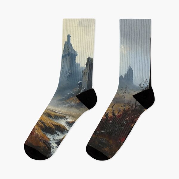 Item preview,  Old Castle ruin painting after JMW Turner designed and sold by Vintage Designs +.