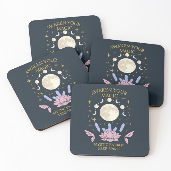 Item preview, Awaken Your Magic – Mystic Energy Free Spirit Boho Moon Lotus Design designed and sold by SBrushbox.