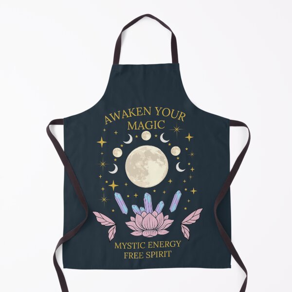 Item preview, Awaken Your Magic – Mystic Energy Free Spirit Boho Moon Lotus Design designed and sold by SBrushbox.