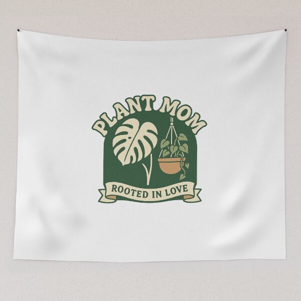 Item preview, Plant Mom • Monstera & Fiddle Leaf • Succulent Lover • Funny Pot Humor • Houseplant Aesthetic Tee & Sticker designed and sold by DavidMay.