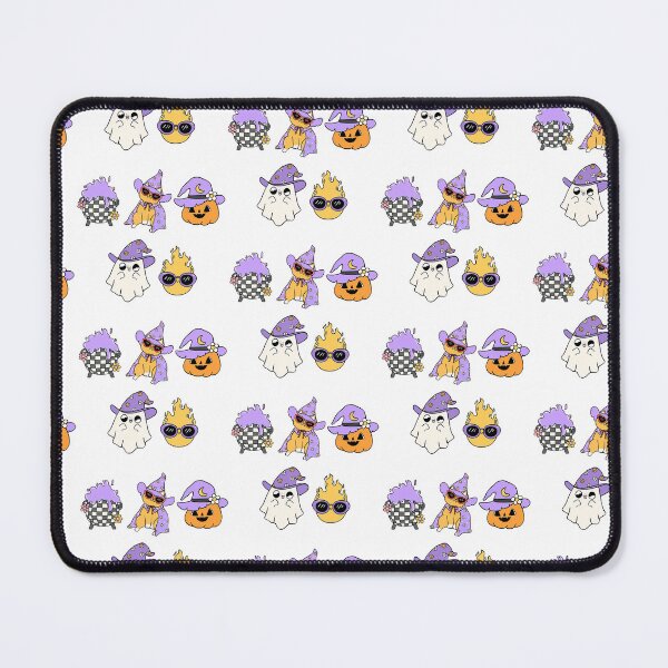 Item preview, Cute Halloween Ghost and Pumpkin designed and sold by graphic-genie.
