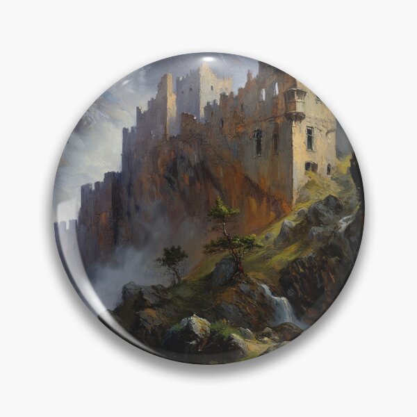 Item preview,  Old Castle ruin painting after JMW Turner designed and sold by Vintage Designs +.