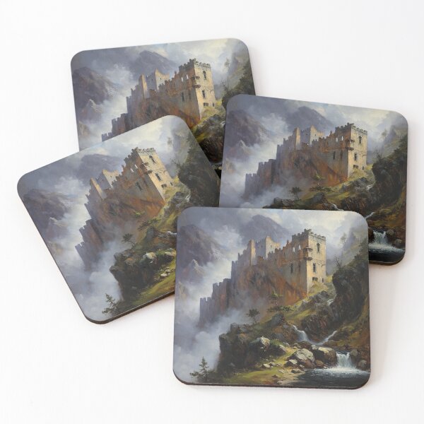 Item preview,  Old Castle ruin painting after JMW Turner designed and sold by Vintage Designs +.