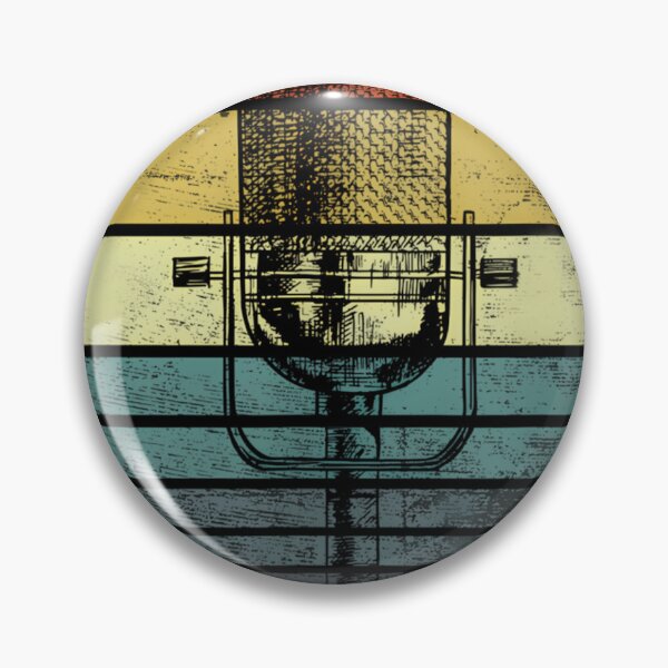 Item preview, Teddy Swims Retro Sunset Microphone Design designed and sold by PasiArnio.