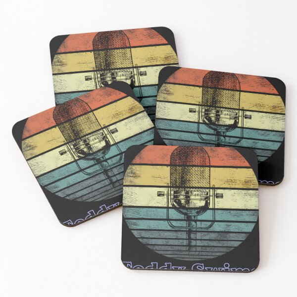 Item preview, Teddy Swims Retro Sunset Microphone Design designed and sold by PasiArnio.