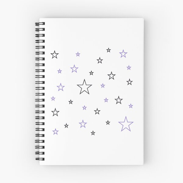 Item preview, purple stars confetti (outlined) designed and sold by Aesthetic Crew.