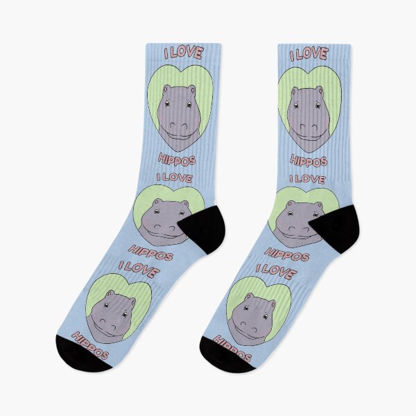 Item preview, I LOVE HIPPOS designed and sold by HugSomeNettles.