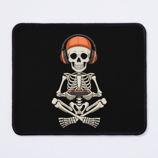 Item preview, Halloween Skeleton Gamer Video Gaming designed and sold by BloomMarch.
