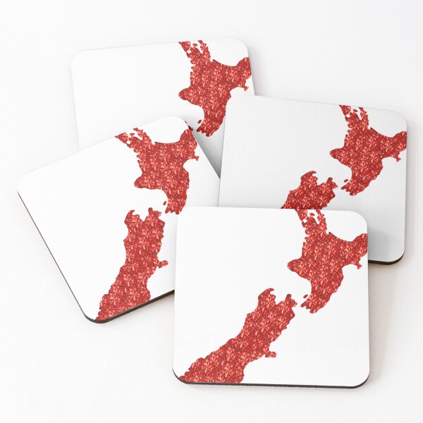 Artikelvorschau, Neuseeland Roter Strass entworfen und verkauft von TheIconSmith.