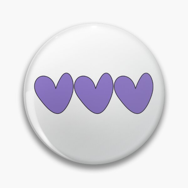 Item preview, purple hearts designed and sold by Aesthetic Crew.