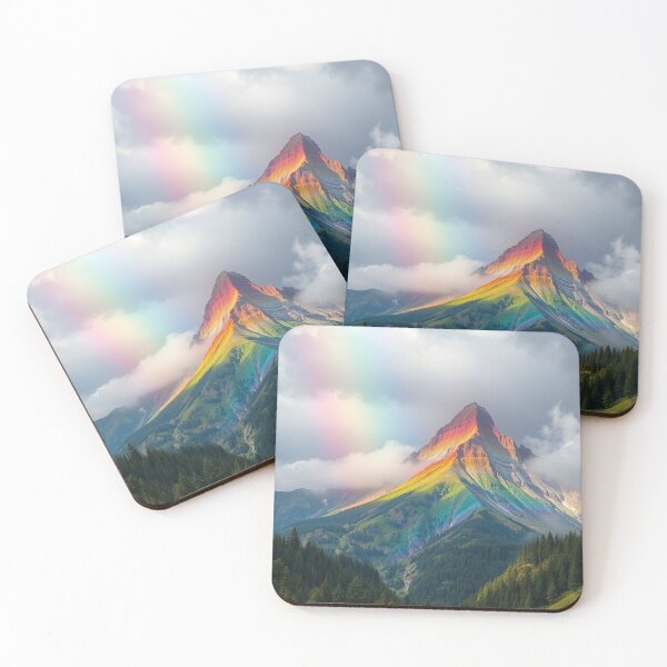 Item preview, Mountain Rainbow  designed and sold by Tanu Biswas.
