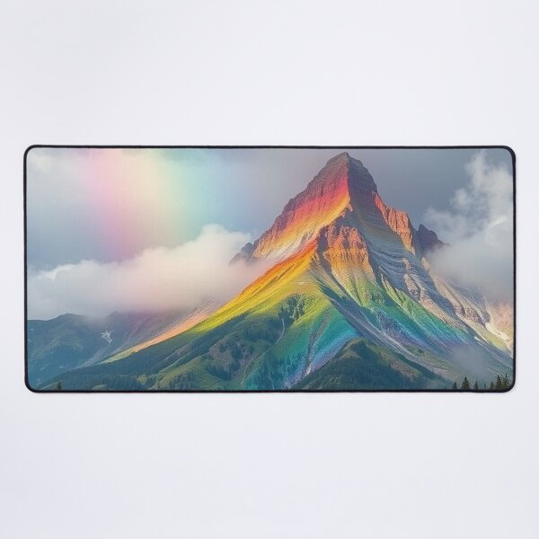 Item preview, Mountain Rainbow designed and sold by Tanu Biswas.