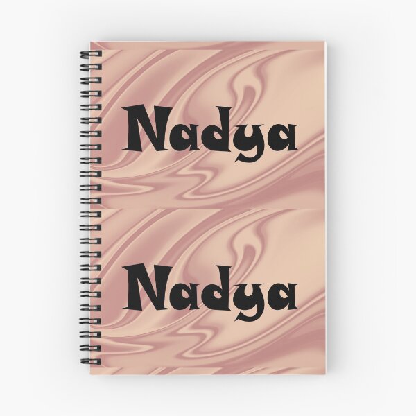 Item preview, Nadya Name Design - Cute Font, Minimalist, with Black Lettering :) designed and sold by Myriel-Myriel.
