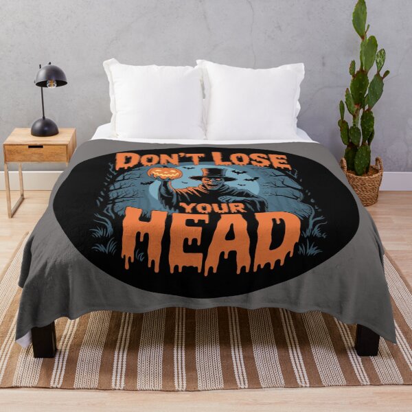 Item preview, The Legend of Sleepy Hollow: The Headless Horseman holds his glowing pumpkin head high. For the Halloween Festive Season designed and sold by Grang Art Artistic Designs.
