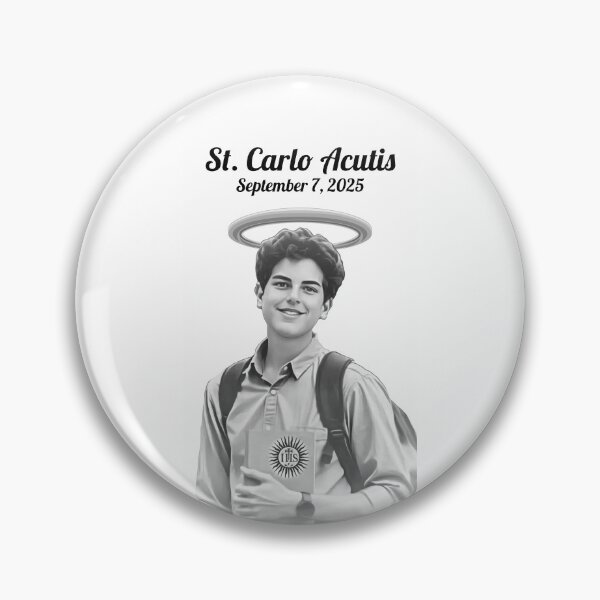 Item preview, St. Carlo Acutis (3 May 1991 – 11 October 2006) was an English-born Italian Catholic teenager known for his devotion to the Eucharist and his use of digital media to promote Catholic devotion. designed and sold by SolracSier.