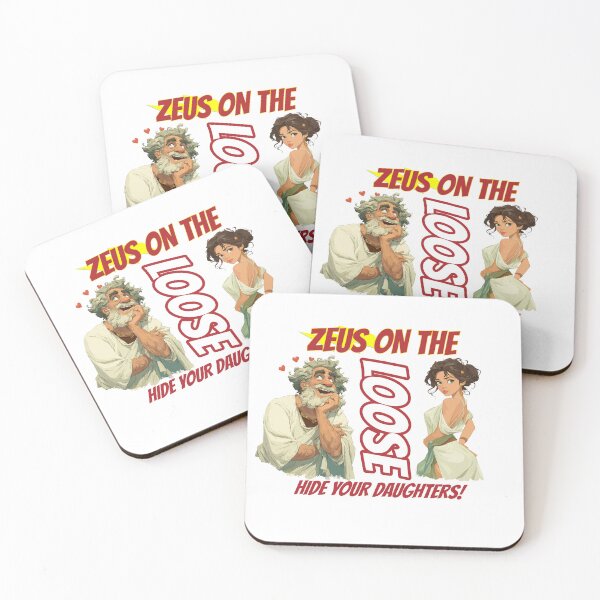 Item preview, Zeus on the Loose – Funny Greek Mythology T-Shirt designed and sold by EchoesofMyths.