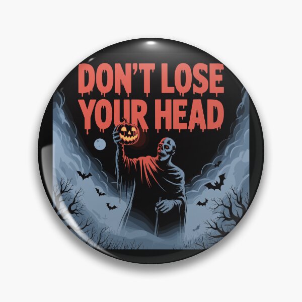 Item preview, Headless Haunt: The Headless Horseman holds his glowing pumpkin head high, framed by gnarled trees, bats, and swirling fog. For the Halloween Festive Season designed and sold by Grang Art Artistic Designs.