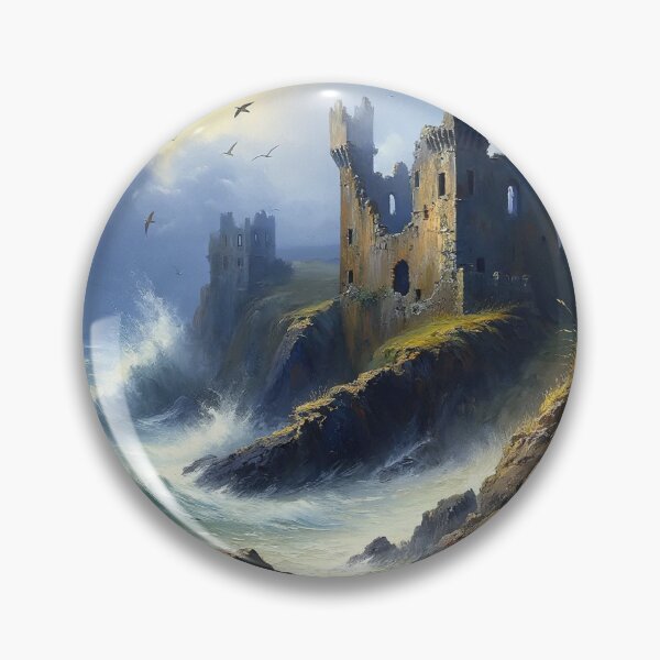 Item preview,  Old Castle ruin painting after JMW Turner designed and sold by Vintage Designs +.